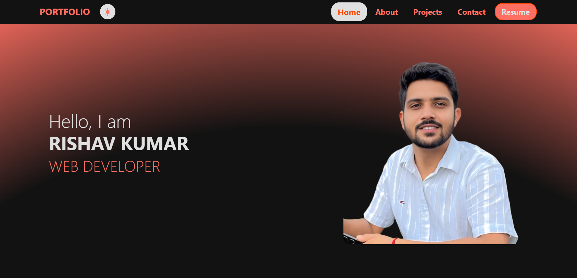 portfolio-landing-page